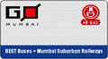 Go Mumbai Card for Best Buses & Mumbai Suburban Railways